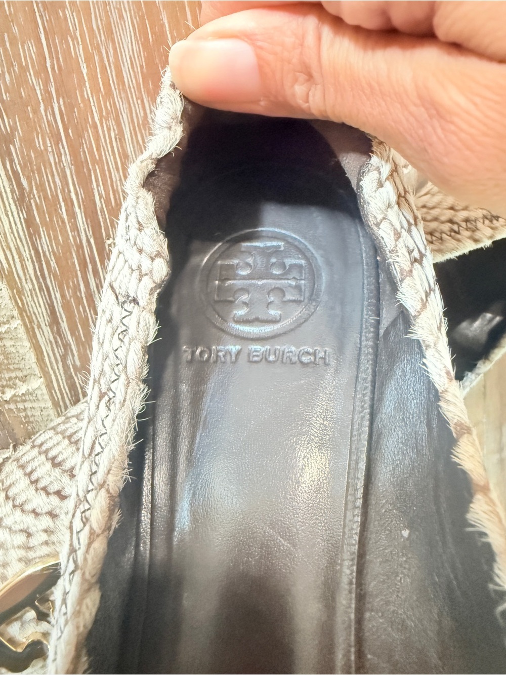 Tory Burch snake print Reva calf hair ballet flats - Picture 10 of 11
